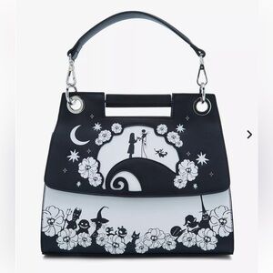 Loungefly Disney The Nightmare Before Christmas Spiral
Hill Silhouette Handbag